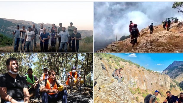 Dersim'deki orman yangınlarından sevindiren haber geldi