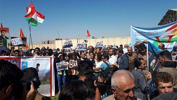 Erbil'de İran protesto edildi!