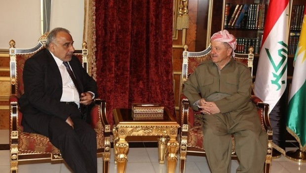 Başkan Barzani'den Abdulmehdi'ye tebrik telefonu