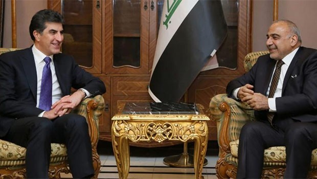 Başbakan Barzani, Abdulmehdi ile görüştü
