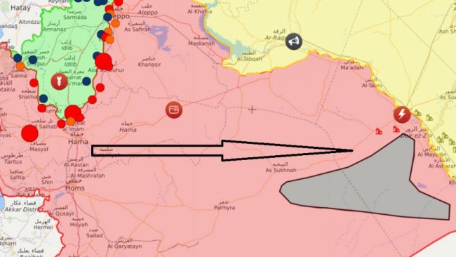 80 araçlık İran askeri konvoyu Deyr ez Zor yolunda