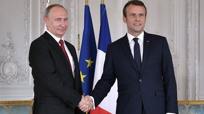 Putin ile Macron arasında Suriye gündemli telefon gorüşmesi