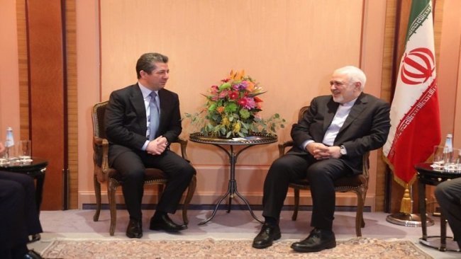 Mesrur Barzani, Cevat Zarif'le görüştü