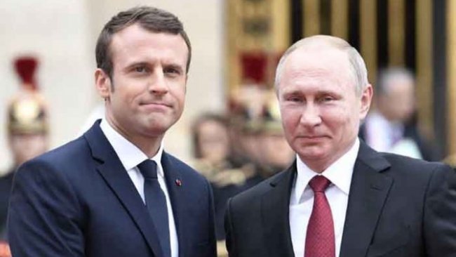 Putin ve Macron Suriye'yi görüştü