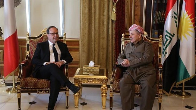 Hollande: Fransa her zaman Kürtleri desteklemeye devam edecek