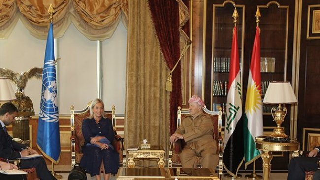 Başkan Barzani BM Özel Temsilcisi'ni kabul etti