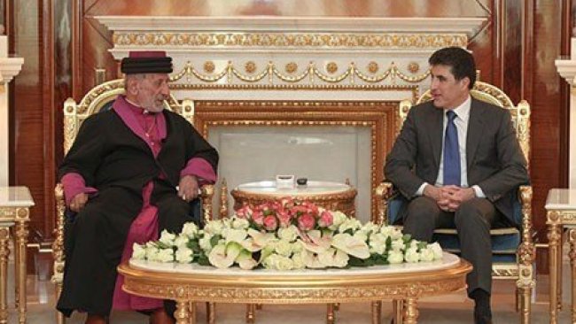 Başbakan Barzani, Dünya Asurileri Doğu Kilisesi Patriği'ni kabul etti