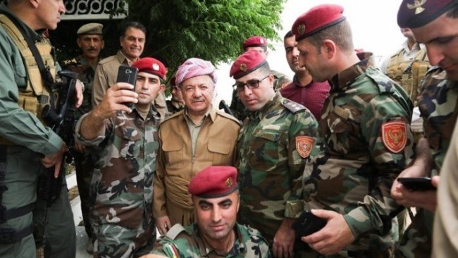 Başkan Barzani'den Xazir cephesindeki Peşmergelere ziyaret
