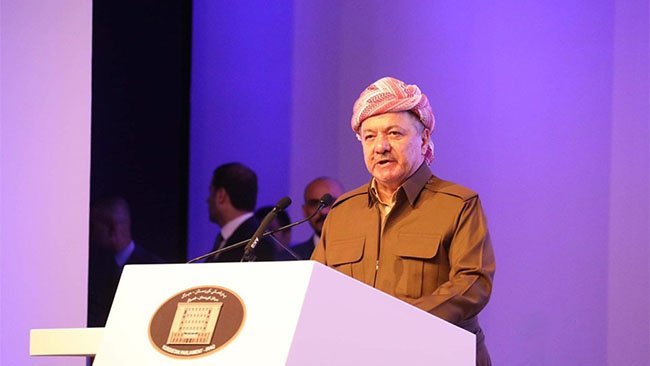 Başkan Mesud Barzani'den Kürdistani bölgeler vurgusu