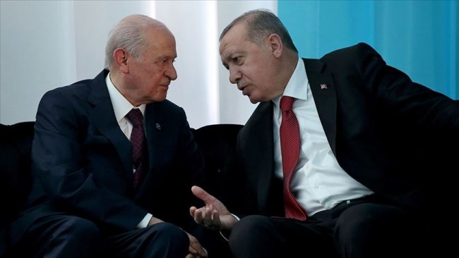 Bahçeli, Erdoğan'a 'Kürdistan' rahatsızlığını iletti