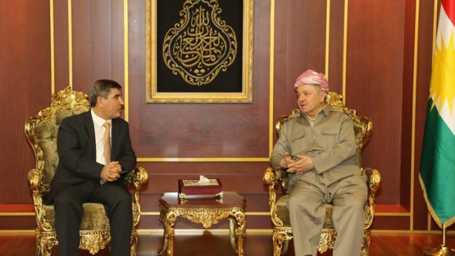 Başkan Mesud Barzani Ulusal Koalisyon heyetini kabul etti