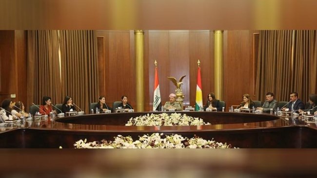 Başkan Barzani Ezidi Kürt kadınlarla bir araya geldi