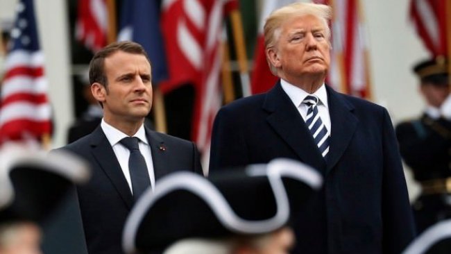 Trump'tan Macron'a: İran'a karışık sinyaller gönderme