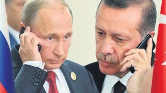 Erdoğan ve Putin telefonda Suriye'yi görüştü