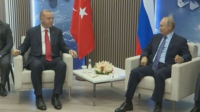 Erdoğan-Putin görüşmesi başladı. Gündem İdlib'in durumu 