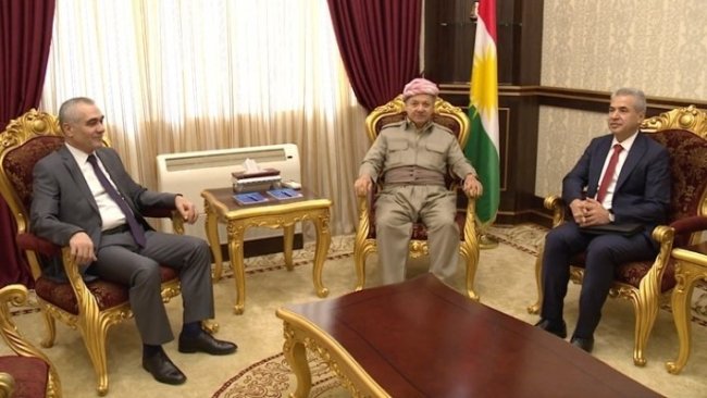 Başkan Barzani ENKS heyeti ile görüştü