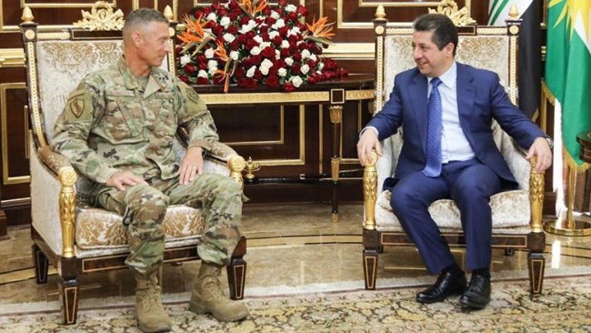 Başbakan Barzani, ABD ve Uluslararası Koalisyon askeri heyetlerini kabul etti