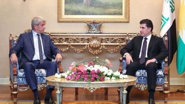 Başkan Neçirvan Barzani, Fransız Büyükelçi’yi kabul etti