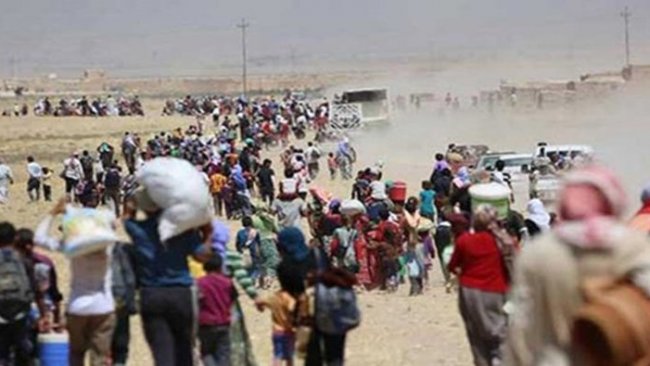 BM: Rojava'da evini terk edenlerin sayısı 400 bini aşabilir