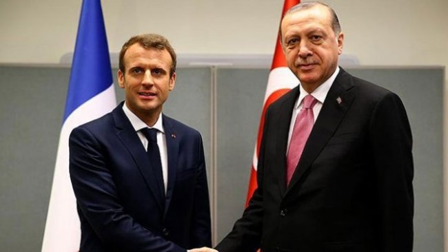 Erdoğan ve Macron Rojava'yı görüştü