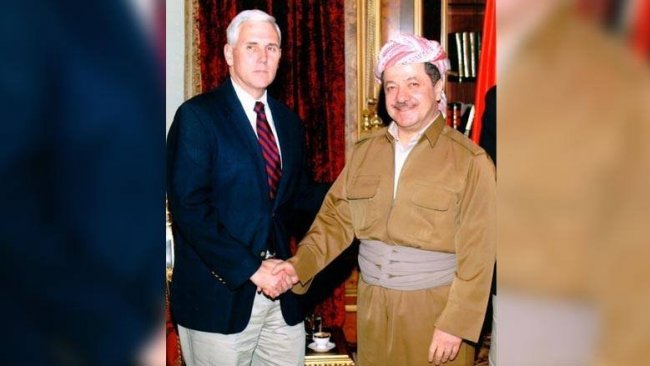 Pence: İlk ziyaretimde efsane Başkan Mesud Barzani’yle görüştüm