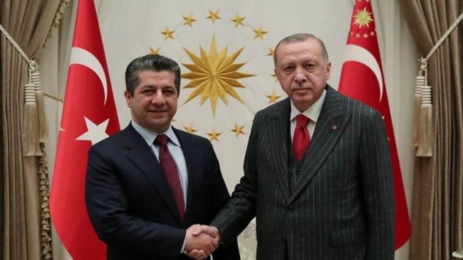 Başbakan Barzani, Erdoğan ile bir araya geldi