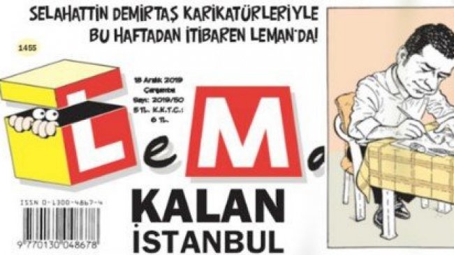 Selahattin Demirtaş Leman dergisinde çizmeye başladı