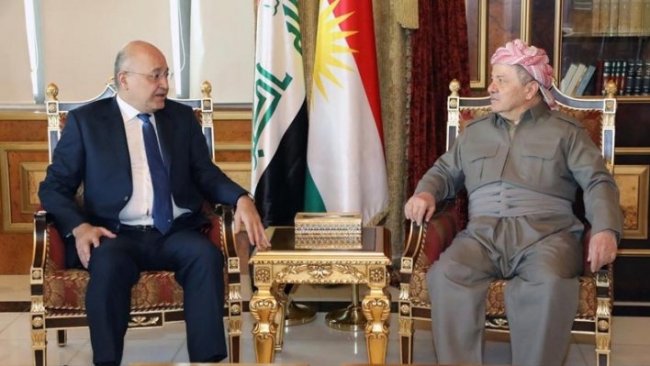 Başkan Mesud Barzani Berhem Salih’i kabul etti