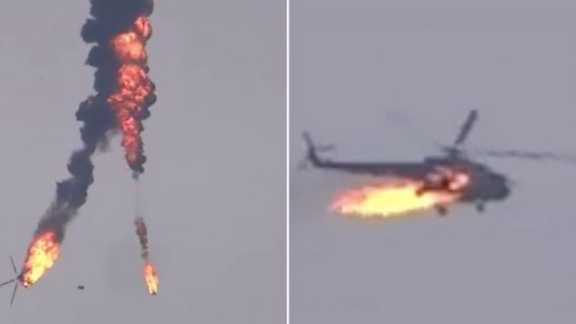 Türkiye'den düşürülen helikopterle ilgili açıklama