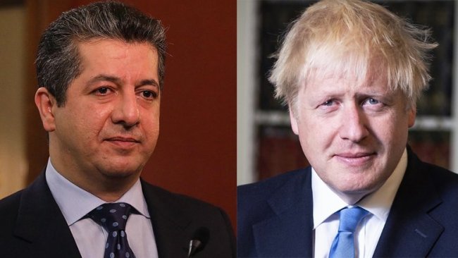 Başbakan Barzani'den Boris Johnson'a mesaj
