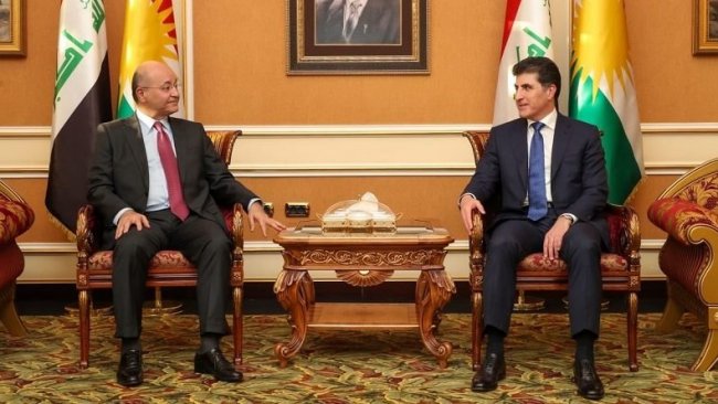 Başkan Neçirvan Barzani ile Berhem Salih bir araya geldi