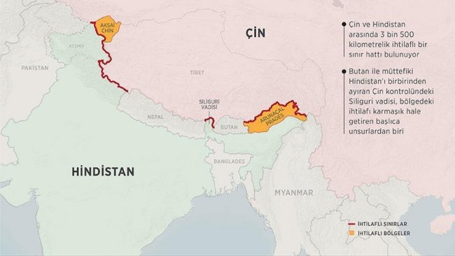 Hindistan, Çin sınırına füze sistemi yerleştirdi