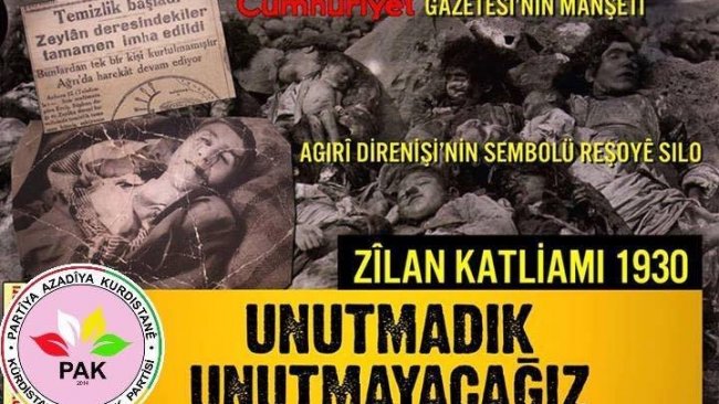 Zilan Soykırımı’nı Unutmadık, Unutmayacağız