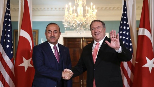 Çavuşoğlu ile Pompeo görüştü