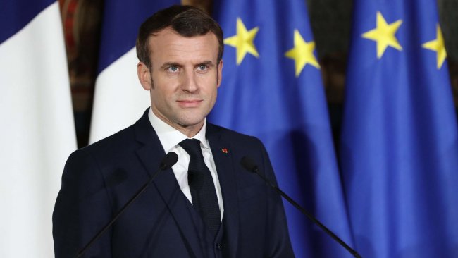 Macron: DSG ve kahraman Kürt savaşçılarla birlikte IŞİD yenilgiye uğratıldı