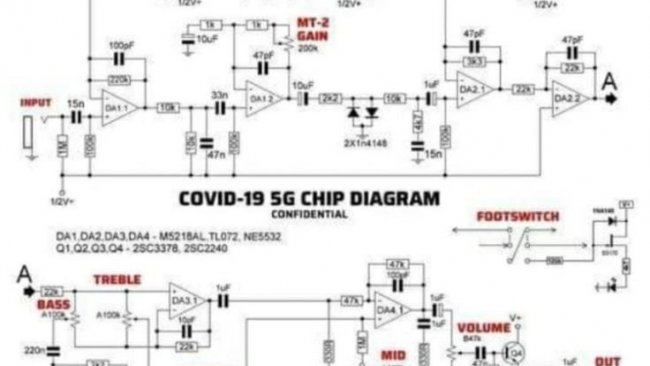 Kovid-19 aşısındaki spekülatif '5G çip devresi' viral oldu