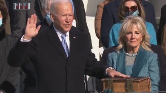 Joe Biden, resmen ABD'nin 46. Başkanı oldu