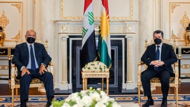 Başbakan Barzani, Irak Cumhurbaşkanı Berhem Salih ile görüştü