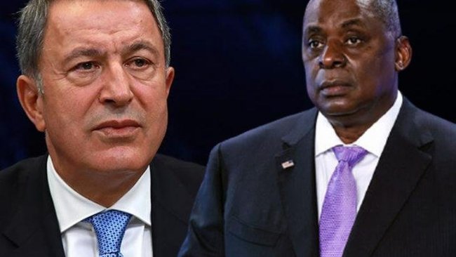 Hulusi Akar, ABD Savunma Bakanı Lloyd Austin ile görüştü