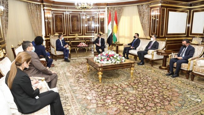 Başbakan Barzani, BM heyeti ile bir araya geldi