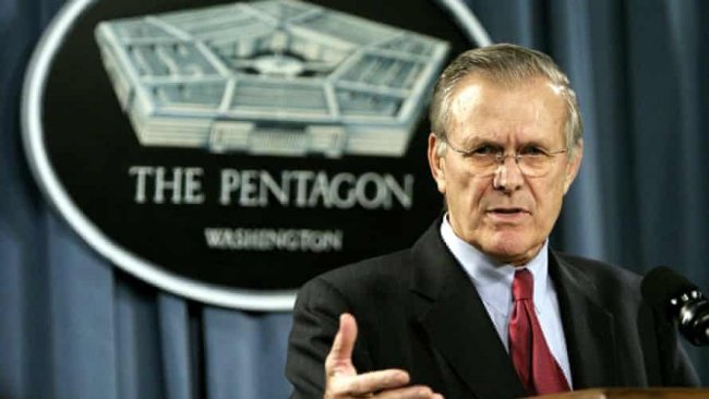 Irak Savaşı’nın mimarlarından ABD'li eski bakan Rumsfeld hayatını kaybetti