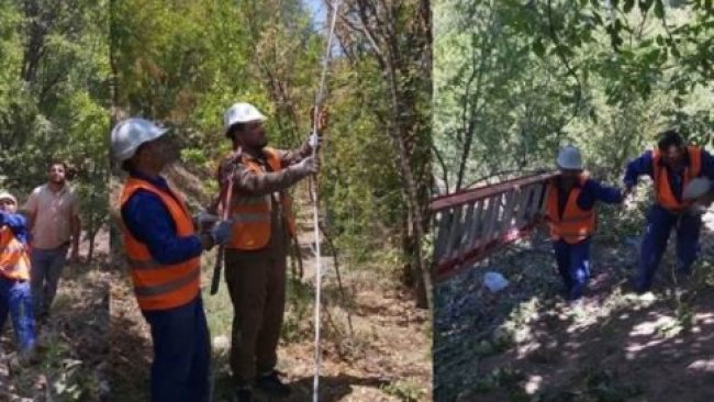 Elektrik hattını onarmaya çalışan işçilere Türkiye'den topçu saldırısı