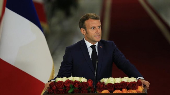 Macron: ABD çıksa bile Bağdat isterse Fransız askeri Irak'ta kalır