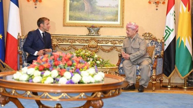 Taştekin: Macron, Barzani ile görüşmesinde Kürtlerin yalnız bırakılmayacağı mesajını verdi