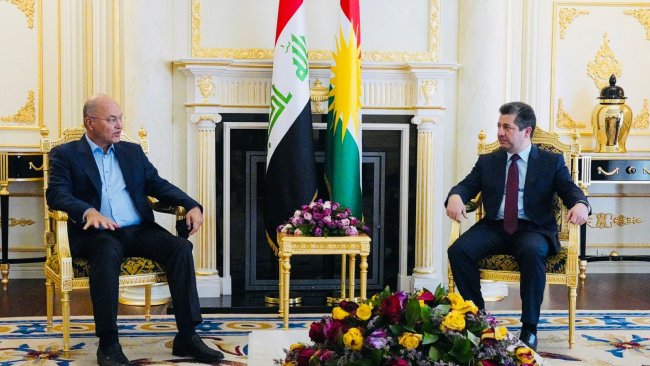 Başbakan Barzani, Irak Cumhurbaşkanı Salih ile görüştü