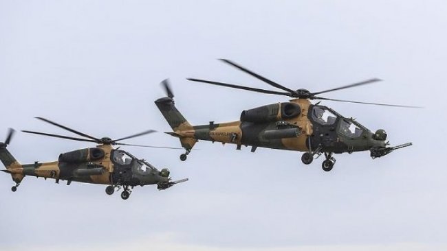 Helikopterler Metina’da PKK mevzilerini bombaldı