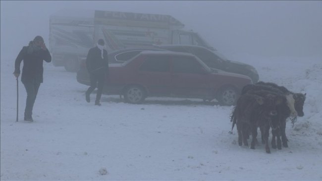 Ağrı'da termometreler gece sıfırın altında 27 dereceyi gösterdi