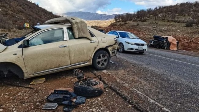 Duhok'ta trafik kazası: 2 ölü, 9 yaralı