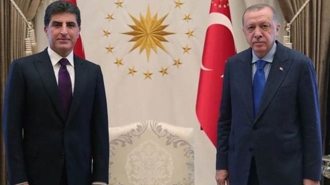 Erdoğan’dan Neçirvan Barzani’ye teşekkür