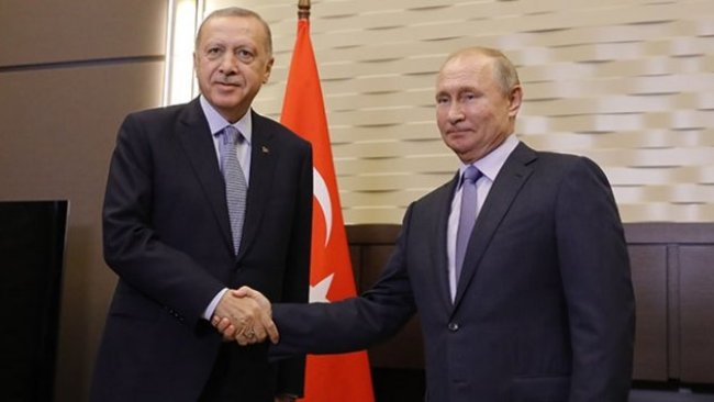 Erdoğan, Putin'le görüştü